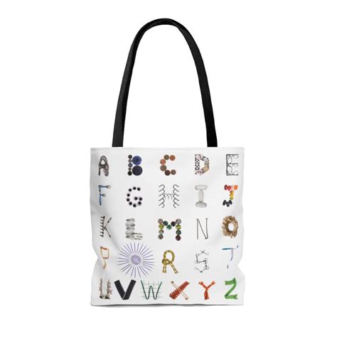 Alphabet Tote Bag Phonetic Alphabet Tote Bag Reading - Etsy