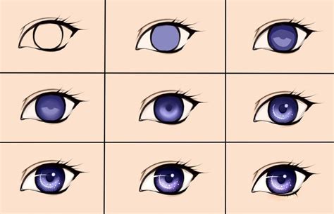 Eye steps by Maruvie | Eye drawing, Anime eyes, Manga drawing tutorials