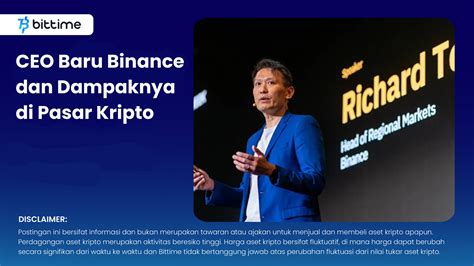 Binance's New CEO and His Impact on the Crypto Market – Bittime