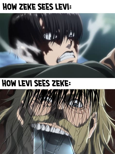 What Zeke sees vs what Levi sees : r/LeviCult