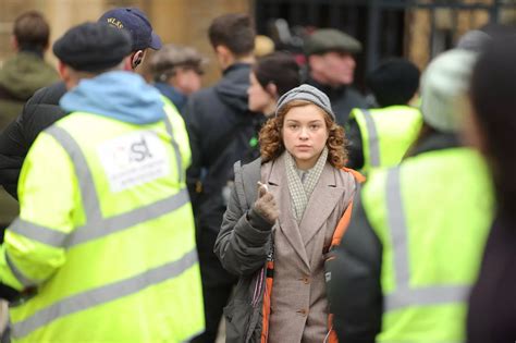 Sophie Cookson filming 'Red Joan' filming in Cambridge - Cambridgeshire Live