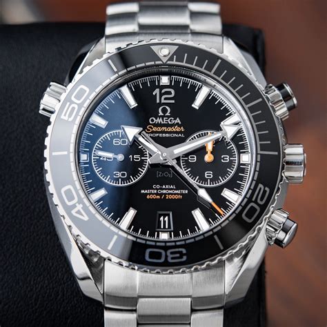 Omega Seamaster Planet Ocean Chronograph Co-Axial Black Ceramic Diver