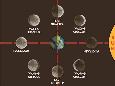 How to Make a Moon Phases Chart: 12 Steps (with Pictures)