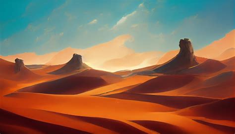 Premium Photo | Beautiful desert art work