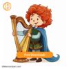 King David Playing the Harp - Bible Story Clipart