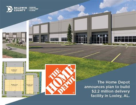 The Home Depot Announces Plans to Build a $2.2 Million Delivery Facility in Loxley, AL ...