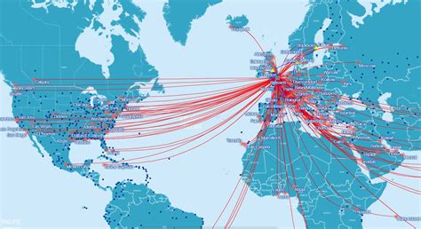 British Airways Route Map Europe Map | Images and Photos finder