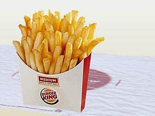 World's Recipe List: Burger King French Fries