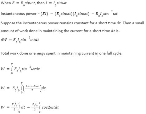 How to Calculate the Power in an AC circuit?