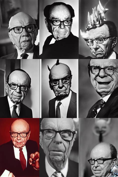 Rupert Murdoch as the devil, portrait photograph, film | Stable ...