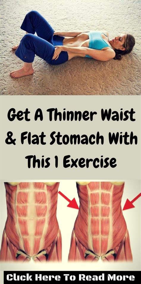 Get A Thinner Waist & Flat Stomach With This 1 Exercise – Hip and Healthy | Thinner waist, Flat ...