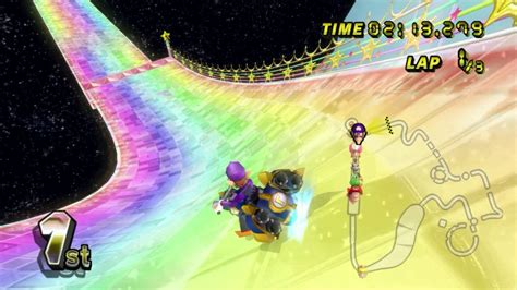 Mario Kart Wii Rainbow Road Map