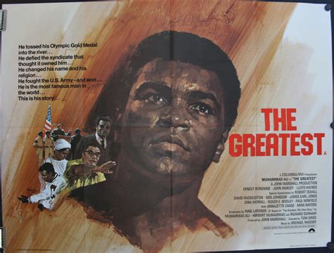 THE GREATEST, Original Boxing Great Muhammad Ali Movie Poster - Original Vintage Movie Posters