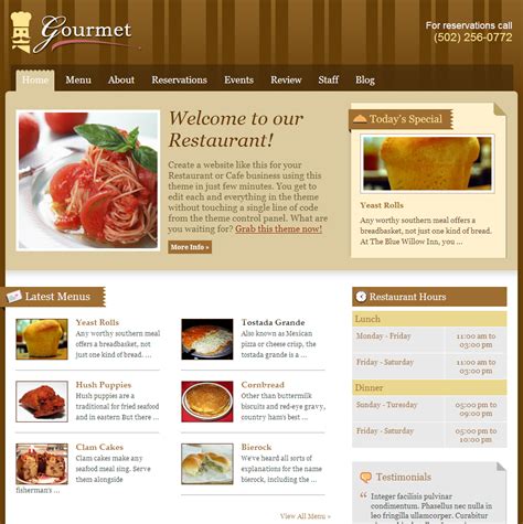 Restaurant Web Design | Top Level Web Design