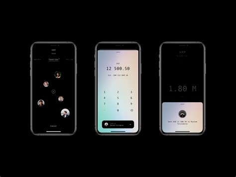 XRP Wallet App by Blane Fraser on Dribbble