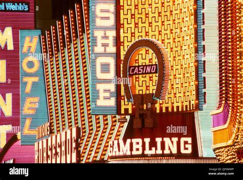 Downtown Las Vegas, Nevada 1986 Stock Photo - Alamy