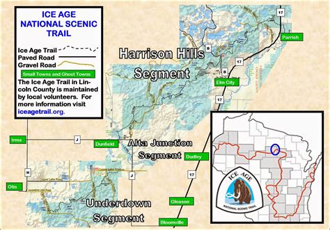 Printable Ice Age Trail Map