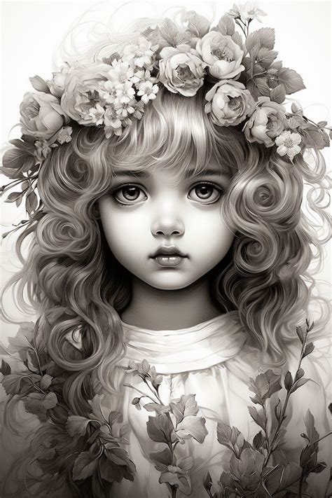 128 Fairy Hair Inspiration Adult Coloring Book Coloring Book ...