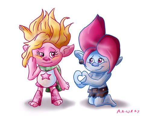 Viva and Floyd - Shipping - Trolls Fan Art by Loveless-Nights on DeviantArt