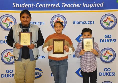 Cumberland School Board Recognizes Students of the Month | Cumberland ...