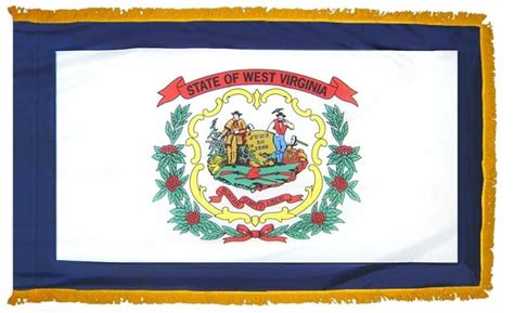 West Virginia State Flag Indoor 5' x 8'| West Virginia Flag | State of ...