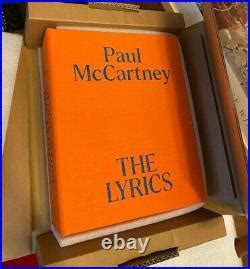 The lyrics signed by Paul McCartney deluxe limited edition | Limited ...