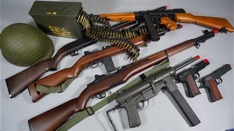 WW2 - US ARMY Toy Gun - M1 Garand - Airsoft Gun - M1 Carbine - M1A1 ...