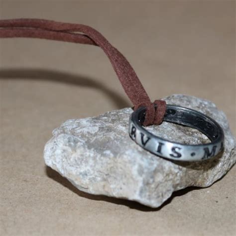 Sic Parvis Magna Ring - Etsy