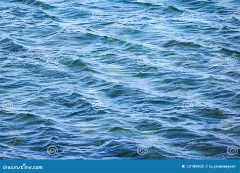 Blue Sea Water Surface with Waves Stock Image - Image of water, surface: 33180435