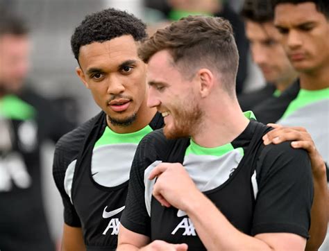 Andy Robertson's reaction to Liverpool bromance moment between Trent Alexander-Arnold and ...