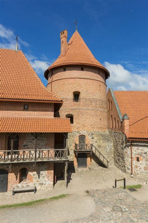 Inside Part of Trakai Castle during Summer, Lithuania Stock Photo ...