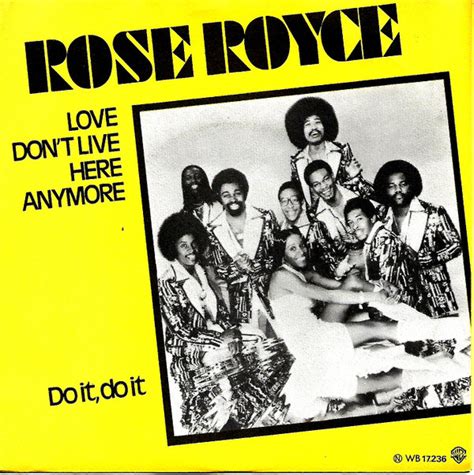 Rose Royce - Love Don't Live Here Anymore (1978, Black text on sleeve ...