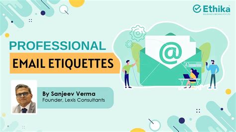 Professional Email Etiquettes - YouTube