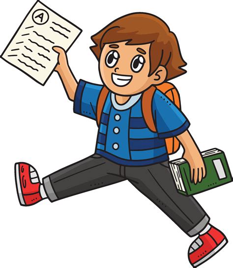 Back To School Student Cartoon Colored Clipart 26493094 Vector Art at Vecteezy