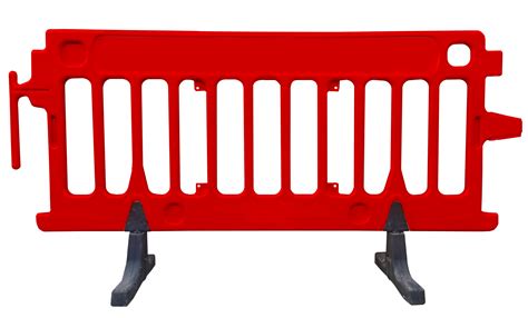CrowdPro Plastic Crowd Control Barrier 6.5ft | Red Barricades