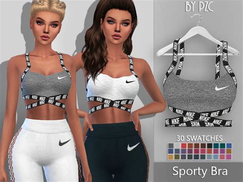 The Sims Resource - Nike Sporty Bra 897666