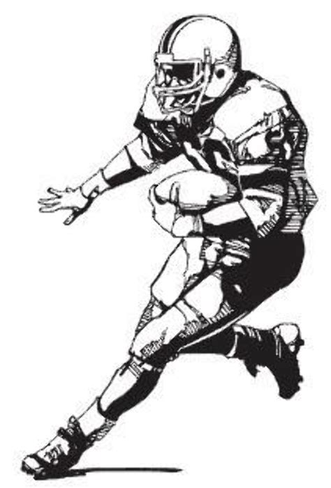 Download High Quality football player clipart running back Transparent ...