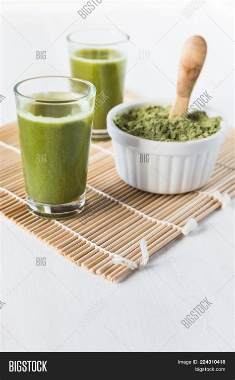 Wheatgrass Juice Shots Image & Photo (Free Trial) | Bigstock