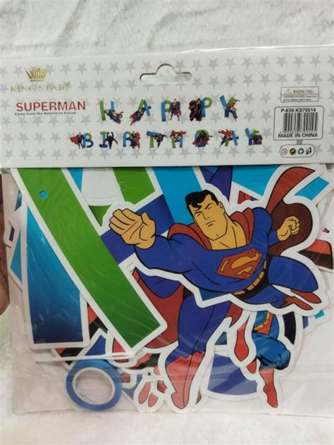 superman birthday banner | Lazada PH