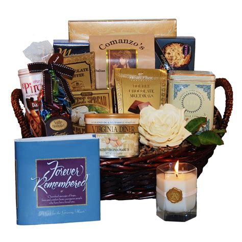 Forever Remembered Sympathy Gift Basket | www.hayneedle.com | Sympathy gift baskets, Sympathy ...