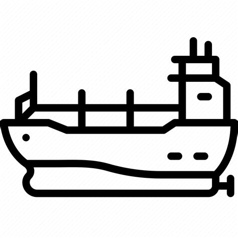 Tanker, ship, freight, shipping, logistic, transportation, industrial icon - Download on Iconfinder