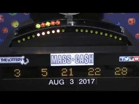 Mass Cash Game Drawing: Thursday, August 3, 2017 - YouTube