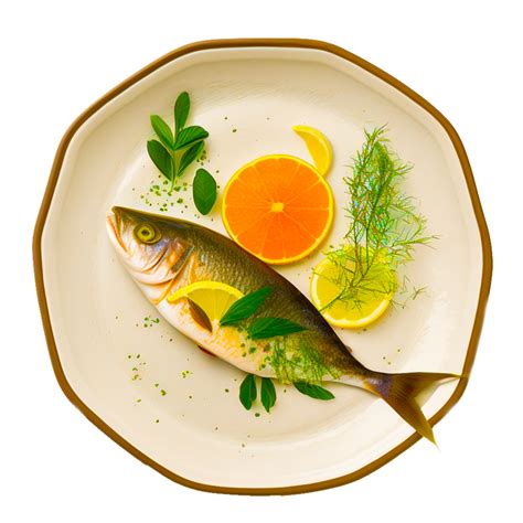 Fish On Plate PNGs for Free Download