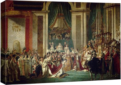 Amazon.com: wall26 - Canvas Wll Art - The Coronation of Napoleon by ...