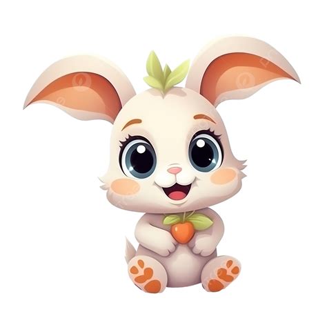 Cute Rabbit Cartoon Character, Rabbit, Bunny, Hare PNG Transparent ...