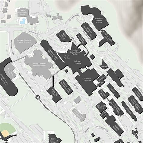 University Of Utah Campus Map | Vintage Map