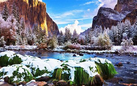 Yosemite Winter Wallpapers - Top Free Yosemite Winter Backgrounds ...