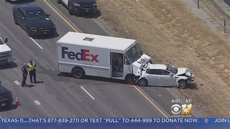 fedex truck crash yesterday - Porsche Fulton