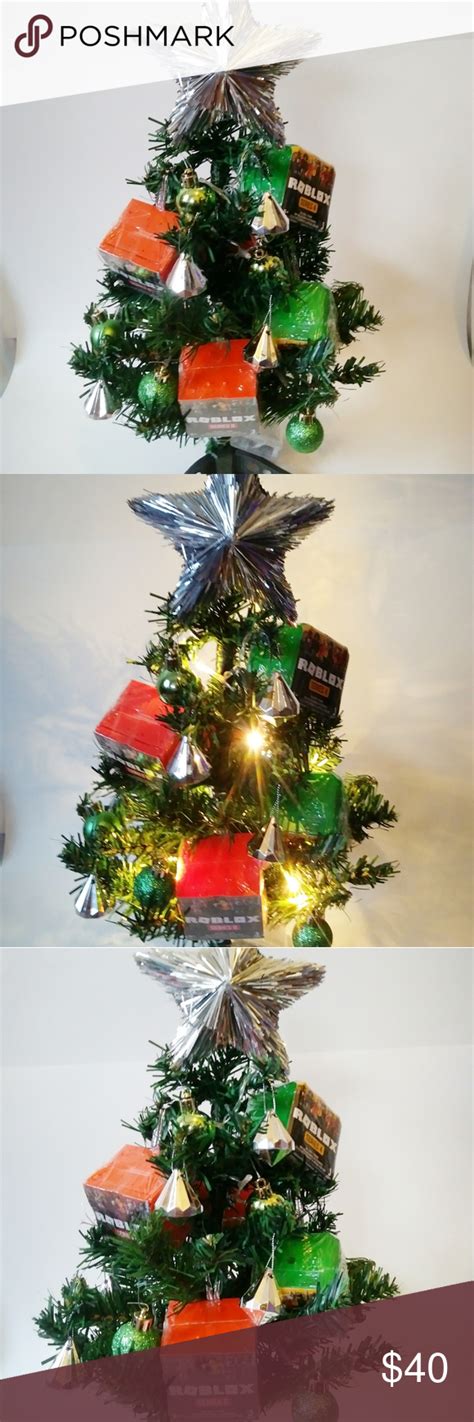 Roblox Christmas tree boys Christmas tree 17" pre-lit Christmas tree ...