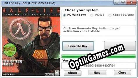 Half-Life CD Key generator » Downloads from OptikGames.COM